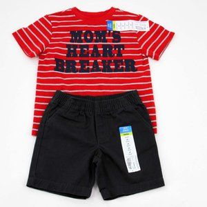 Okie Dokie Toddler Boys 2-pc. Short Set